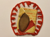 Rituele behandeling met talisman 'Patu&aacute; Olho de Lobo'.